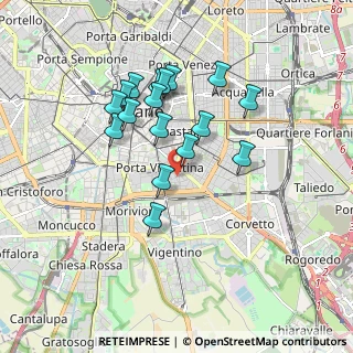 Mappa Via San Rocco, 20125 Milano MI, Italia (1.57882)