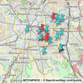 Mappa Via San Rocco, 20125 Milano MI, Italia (1.53667)