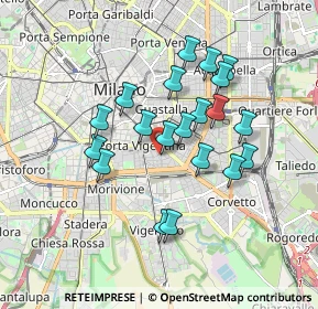 Mappa Via San Rocco, 20125 Milano MI, Italia (1.5435)