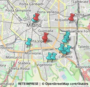 Mappa Via San Rocco, 20125 Milano MI, Italia (1.72692)