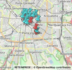 Mappa Via San Rocco, 20125 Milano MI, Italia (1.63333)