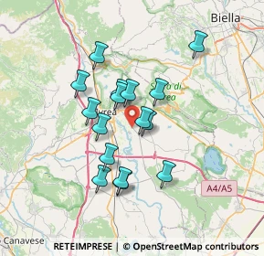 Mappa Via Frandina, 10015 Ivrea TO, Italia (5.63688)