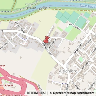 Mappa Via Altichiero, 88, 35135 Padova, Padova (Veneto)