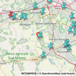 Mappa C.na S.M. Fenino, 20090 Cusago MI, Italia (6.5385)