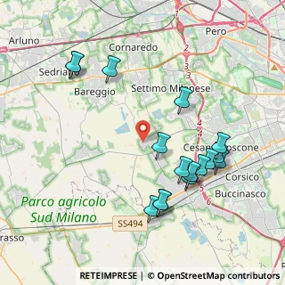 Mappa C.na S.M. Fenino, 20090 Cusago MI, Italia (4.20563)