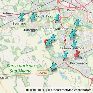 Mappa C.na S.M. Fenino, 20090 Cusago MI, Italia (4.47154)