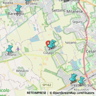 Mappa C.na S.M. Fenino, 20090 Cusago MI, Italia (3.46545)