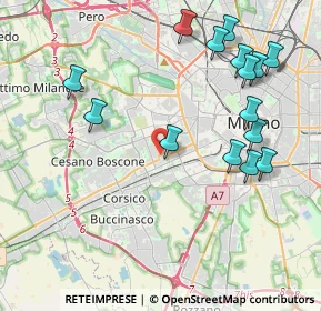 Mappa Via dei Garofani, 20147 Milano MI, Italia (4.57267)