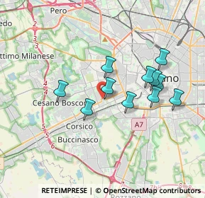 Mappa Via dei Garofani, 20147 Milano MI, Italia (3.10727)