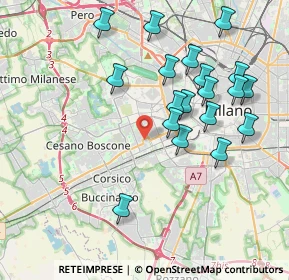 Mappa Via dei Garofani, 20147 Milano MI, Italia (3.97737)