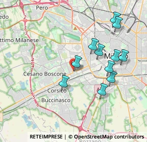Mappa Via dei Garofani, 20147 Milano MI, Italia (3.71545)