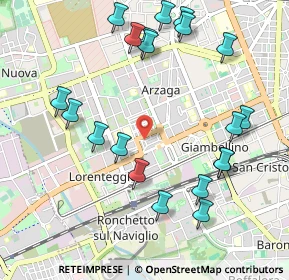 Mappa Via dei Garofani, 20147 Milano MI, Italia (1.1495)
