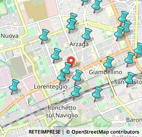Mappa Via dei Garofani, 20147 Milano MI, Italia (1.183)