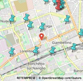 Mappa Via dei Garofani, 20147 Milano MI, Italia (1.439)