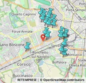 Mappa Via dei Garofani, 20147 Milano MI, Italia (1.68)