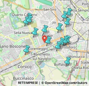 Mappa Via dei Garofani, 20147 Milano MI, Italia (1.8125)
