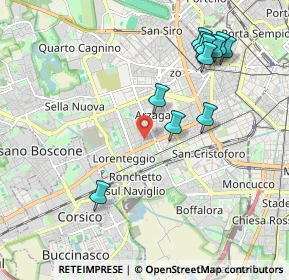 Mappa Via dei Garofani, 20147 Milano MI, Italia (2.12727)