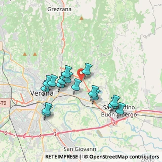 Mappa Via Antonio da Legnago, 37141 Verona VR, Italia (3.35563)