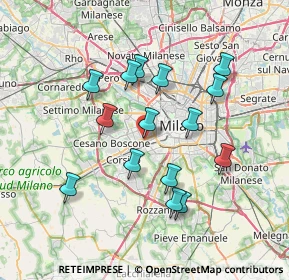 Mappa Via Lorenteggio, 20100 Milano MI, Italia (6.66)