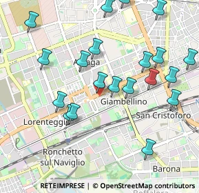 Mappa Via Lorenteggio, 20100 Milano MI, Italia (1.1035)