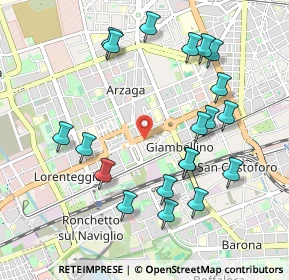 Mappa Via Lorenteggio, 20100 Milano MI, Italia (1.06)