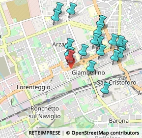 Mappa Via Lorenteggio, 20100 Milano MI, Italia (0.97)