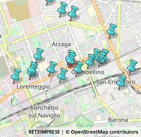 Mappa Via Lorenteggio, 20100 Milano MI, Italia (1.0035)