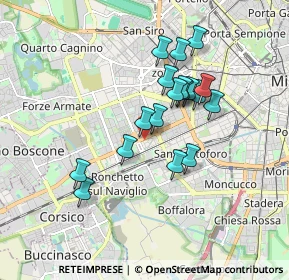 Mappa Via Lorenteggio, 20100 Milano MI, Italia (1.48278)