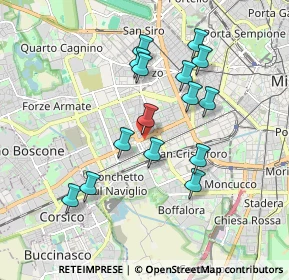 Mappa Via Lorenteggio, 20100 Milano MI, Italia (1.67733)