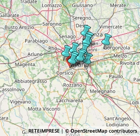 Mappa Via Lorenteggio, 20100 Milano MI, Italia (6.95583)