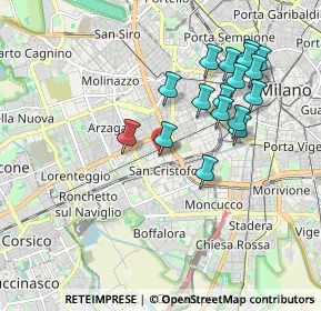 Mappa 20051 Milano MI, Italia (1.84412)