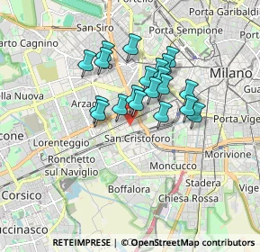 Mappa Via Massimo Gorki, 20051 Milano MI, Italia (1.2795)