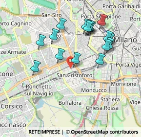 Mappa Via Massimo Gorki, 20051 Milano MI, Italia (1.88833)