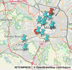 Mappa Via Massimo Gorki, 20051 Milano MI, Italia (3.11857)