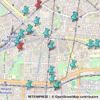 Mappa Uffici: Corso San Gottardo, 20136 Milano MI, Italia (0.6985)
