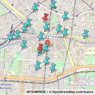 Mappa Uffici: Corso San Gottardo, 20136 Milano MI, Italia (0.544)