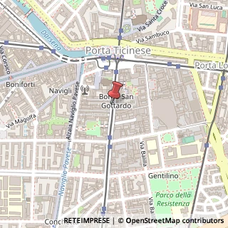 Mappa Corso San Gottardo, 14, 20136 Milano, Milano (Lombardia)