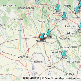 Mappa Via Giovanni Prati, 28100 Novara NO, Italia (32.0855)