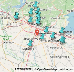 Mappa Via Vincenzo Foppa, 25010 Montirone BS, Italia (14.72889)