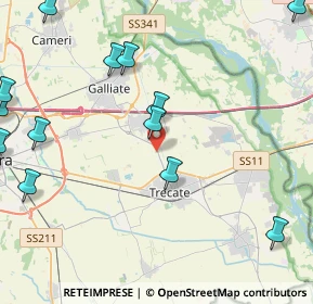 Mappa SP per Trecate, 28069 Romentino NO (6.335)