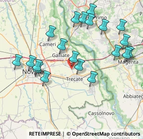 Mappa SP per Trecate, 28069 Romentino NO (8.542)