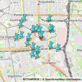 Mappa Via Alberto Caroncini, 20137 Milano MI, Italia (0.817)