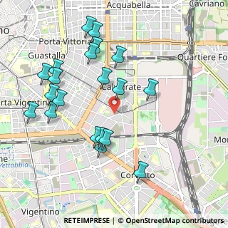 Mappa Via Alberto Caroncini, 20137 Milano MI, Italia (1.053)