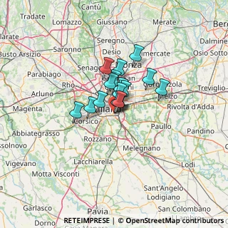 Mappa Via Alberto Caroncini, 20137 Milano MI, Italia (6.97688)