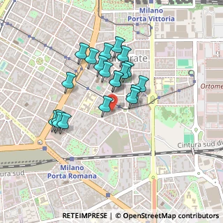 Mappa Via Alberto Caroncini, 20137 Milano MI, Italia (0.3735)