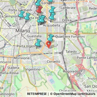 Mappa Via Alberto Caroncini, 20137 Milano MI, Italia (2.68615)