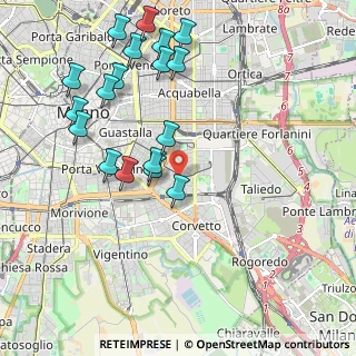 Mappa Via Alberto Caroncini, 20137 Milano MI, Italia (2.225)