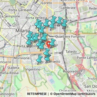 Mappa Via Alberto Caroncini, 20137 Milano MI, Italia (1.443)
