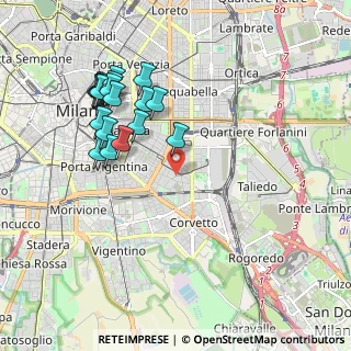 Mappa Via Alberto Caroncini, 20137 Milano MI, Italia (2.054)