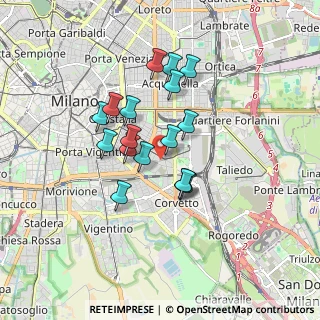 Mappa Via Alberto Caroncini, 20137 Milano MI, Italia (1.36529)